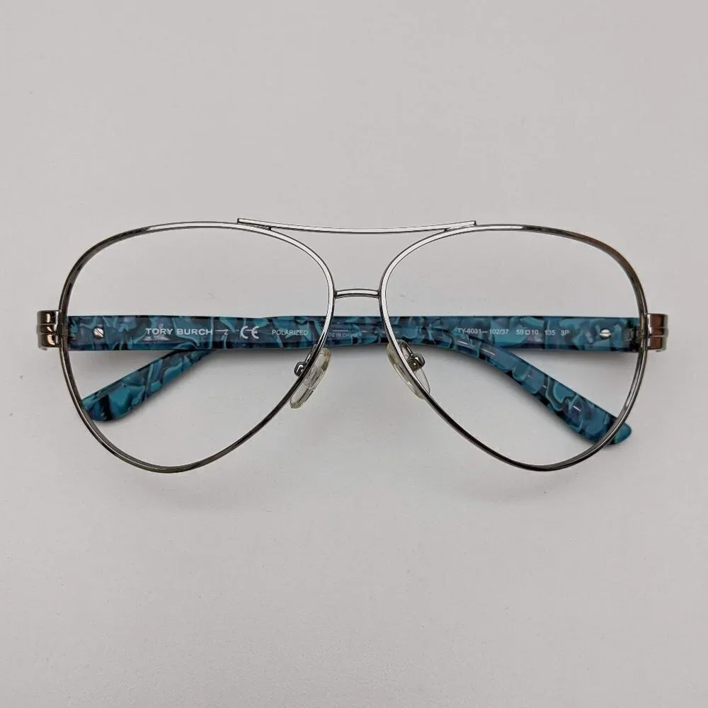 🕶️Frame Only! Tory Burch TY6031 102/37 Sunglasses 59/10 135 /KAB233🕶️